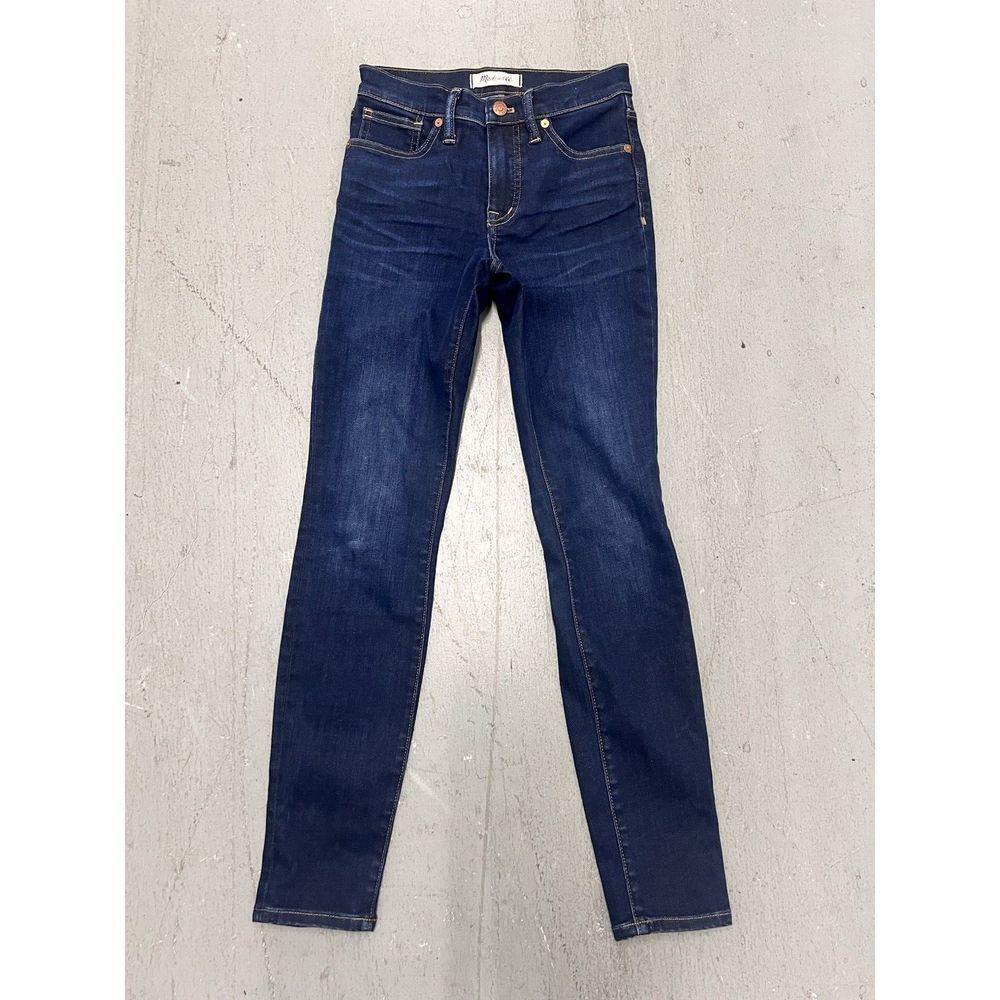 Madewell Jeans Womens‎ 23 Waist 9 in High Rise Skinny Blue Stretch Denim 26x27